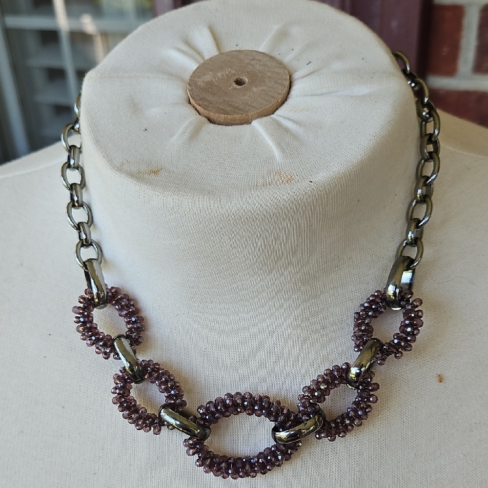 Elegant Beaded Chain Necklace